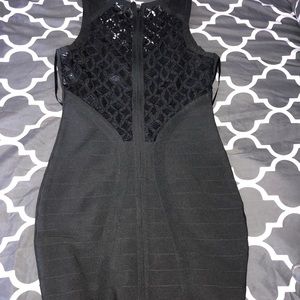 Black tight Bebe dress